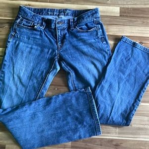 Womens Loft Boot Cut Mid Rise Jeans 6